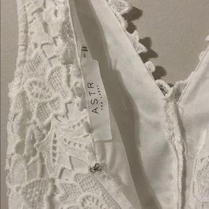 ASTR white dress